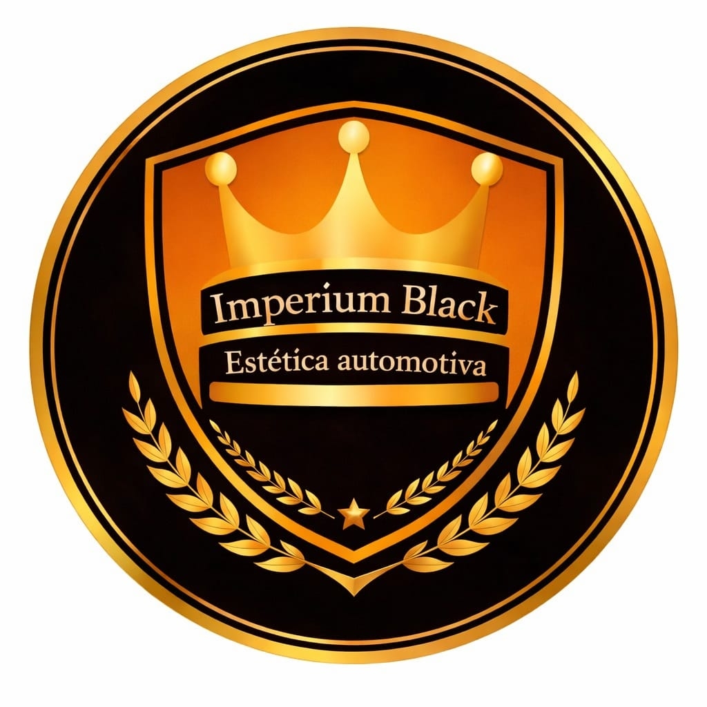 Logo Imperium Black Estética Automotiva