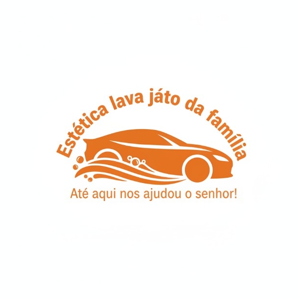 Logo Estética Lava Jato Da Família