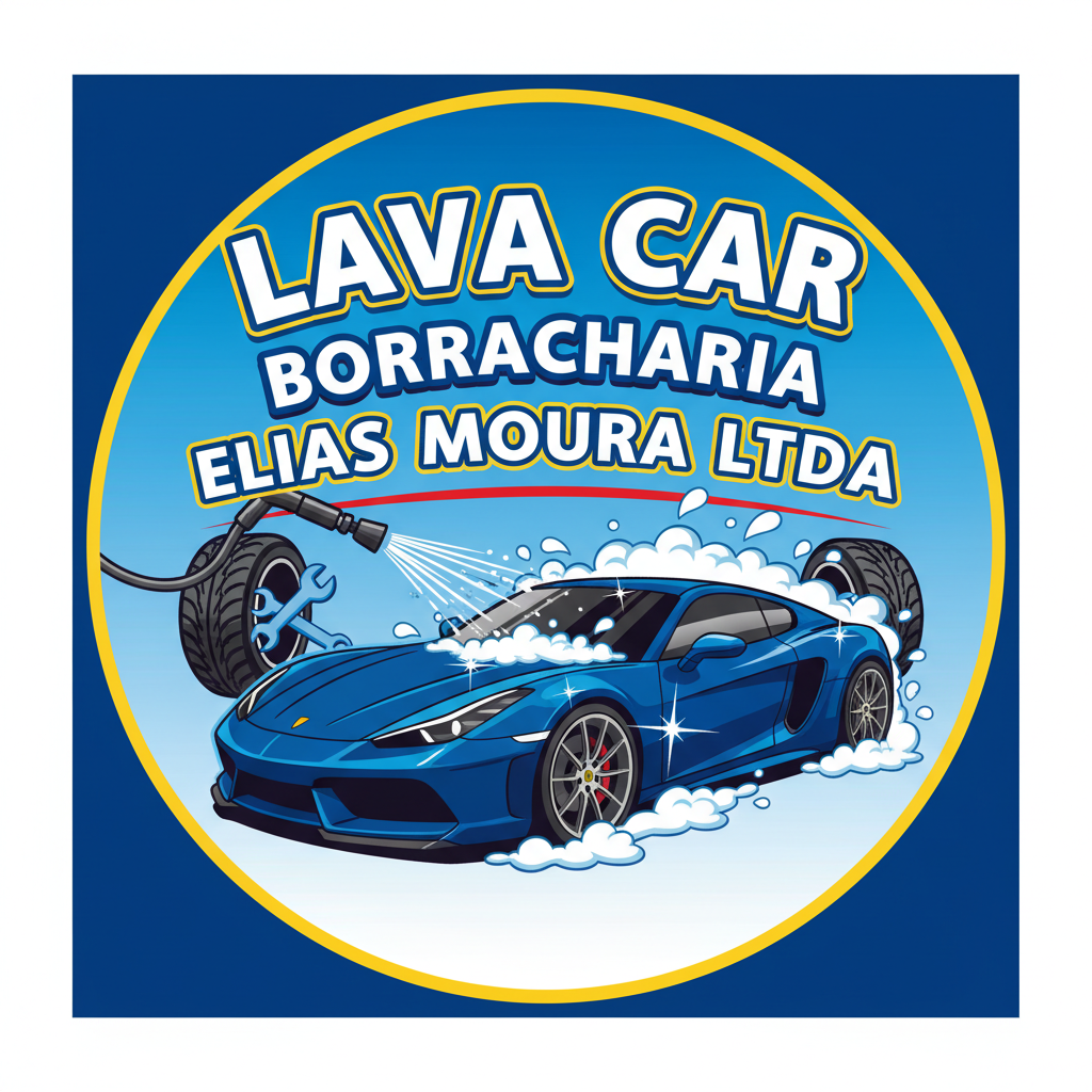 Logo Lava Car Borracharia Elias Moura Ltda
