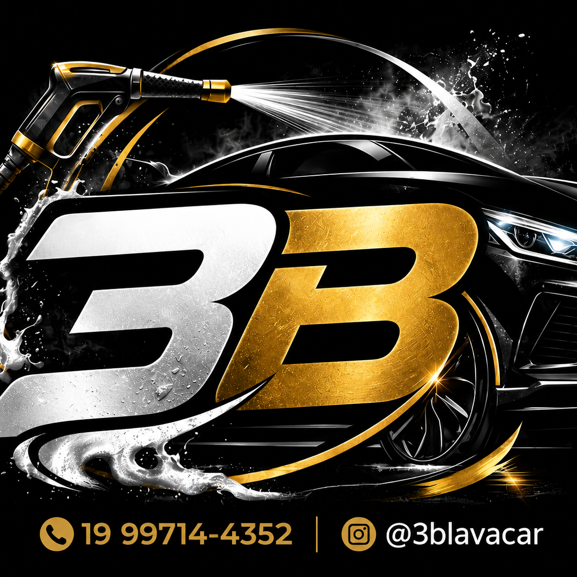 Logo 3B Estética Automotiva