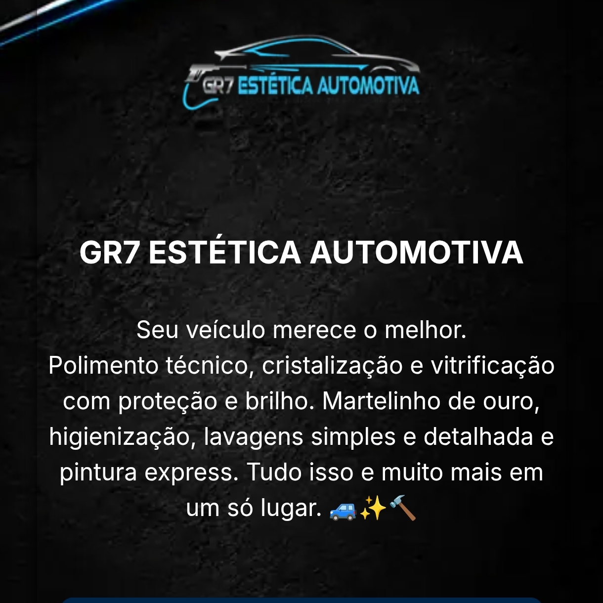 Logo GR7 ESTETICA AUTOMOTIVA