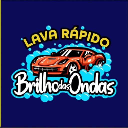 Logo Lava-rápido Brilho Das Ondas